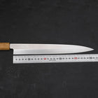 Yanagiba AUS-8 Polished Yaki Urushi Handle 270mm-[Musashi]-[Japanese-Kitchen-Knives]