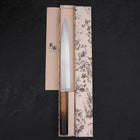Yanagiba AUS-8 Polished Yaki Urushi Handle 270mm-[Musashi]-[Japanese-Kitchen-Knives]