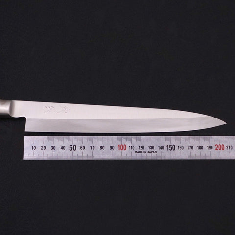Yanagiba All-Stainless Pure-Molybdenum 210mm-[Musashi]-[Japanese-Kitchen-Knives]