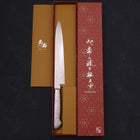 Yanagiba All-Stainless Pure-Molybdenum 210mm-[Musashi]-[Japanese-Kitchen-Knives]
