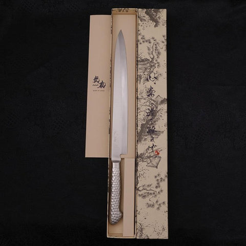 Yanagiba All-Stainless Pure-Molybdenum 270mm-[Musashi]-[Japanese-Kitchen-Knives]