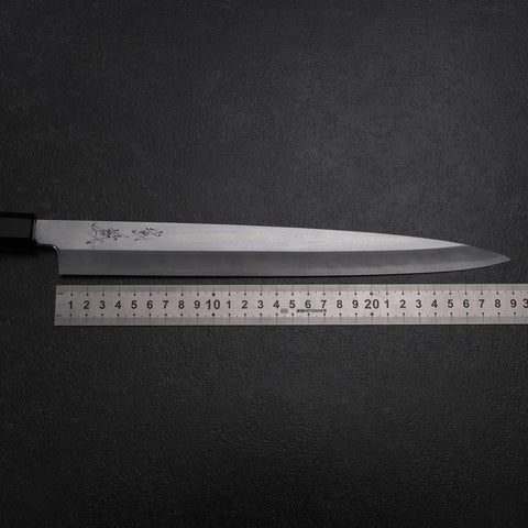 Yanagiba Blue Steel #2 Kasumi Walnut Handle 300mm-[Musashi]-[Japanese-Kitchen-Knives]