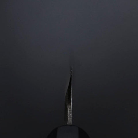 Yanagiba Blue Steel #2 Kurouchi Buffalo Ebony Handle 200mm (7.9”)-[Musashi]-[Japanese-Kitchen-Knives]