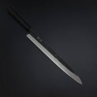 Yanagiba Blue Steel #2 Kurouchi Buffalo Ebony Handle 290mm-[Musashi]-[Japanese-Kitchen-Knives]