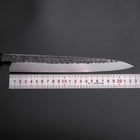 Yanagiba Blue Steel #2 Kurouchi Tsuchime Buffalo Ebony Handle 230mm-[Musashi]-[Japanese-Kitchen-Knives]