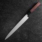 Yanagiba Blue Steel #2 Nashiji Buffalo Walnut Handle 270mm (10.6”)-[Musashi]-[Japanese-Kitchen-Knives]