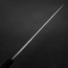 Yanagiba Blue Steel #2 Suminagashi Buffalo Ebony Handle 300mm (11.8”)-[Musashi]-[Japanese-Kitchen-Knives]