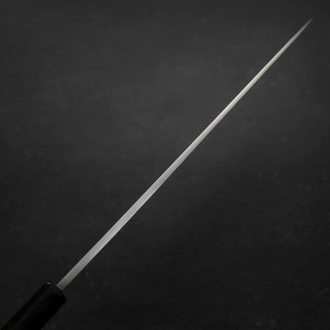 Yanagiba Blue Steel #2 Suminagashi Buffalo Ebony Handle 300mm (11.8”)-[Musashi]-[Japanese-Kitchen-Knives]