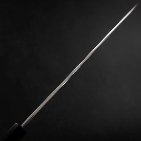Yanagiba Blue Steel #1 Suminagashi Buffalo Ebony Handle With Sheath 270mm-[Musashi]-[Japanese-Kitchen-Knives]