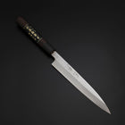 Yanagiba Blue Steel #2 Damascus Shitan Handle 180mm-[Musashi]-[Japanese-Kitchen-Knives]
