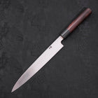 Yanagiba Blue Steel #2 Damascus Shitan Handle 210mm-[Musashi]-[Japanese-Kitchen-Knives]