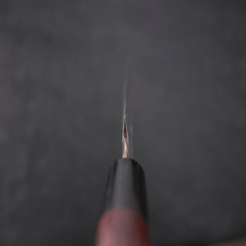 Yanagiba Blue Steel #2 Damascus Shitan Handle 210mm-[Musashi]-[Japanese-Kitchen-Knives]