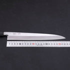 Yanagiba Blue Steel #2 Damascus Shitan Handle 240mm-[Musashi]-[Japanese-Kitchen-Knives]