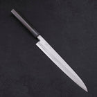 Yanagiba Blue Steel #2 Damascus Shitan Handle 240mm-[Musashi]-[Japanese-Kitchen-Knives]