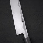 Yanagiba Blue Steel #2 Damascus Shitan Handle 300mm-[Musashi]-[Japanese-Kitchen-Knives]