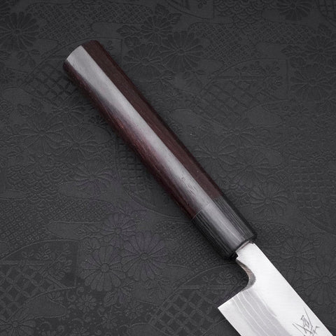 Yanagiba Blue Steel #2 Damascus Shitan Handle 300mm-[Musashi]-[Japanese-Kitchen-Knives]