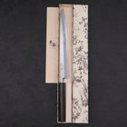 Yanagiba Blue Steel #2 Damascus Shitan Handle 300mm-[Musashi]-[Japanese-Kitchen-Knives]