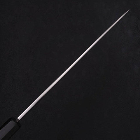 Yanagiba Blue Steel #2 Honyaki Buffalo Ebony Handle 270mm-[Musashi]-[Japanese-Kitchen-Knives]