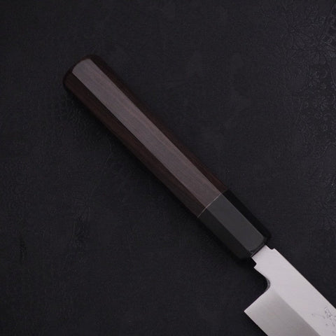 Yanagiba Blue Steel #2 Honyaki Buffalo Ebony Handle 270mm-[Musashi]-[Japanese-Kitchen-Knives]