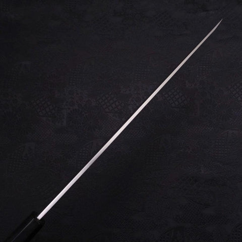 Yanagiba Blue Steel #2 Kasumi Buffalo Ebony Handle 300mm-[Musashi]-[Japanese-Kitchen-Knives]