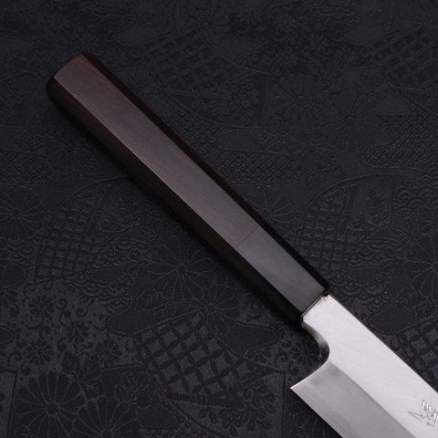 Yanagiba Blue Steel #2 Kasumi Buffalo Ebony Handle 300mm-[Musashi]-[Japanese-Kitchen-Knives]