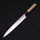Yanagiba Blue Steel #2 Kasumi Buffalo Handle 240mm-[Musashi]-[Japanese-Kitchen-Knives]