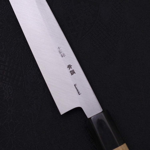 Yanagiba Blue Steel #2 Kasumi Buffalo Magnolia Handle 270mm-[Musashi]-[Japanese-Kitchen-Knives]