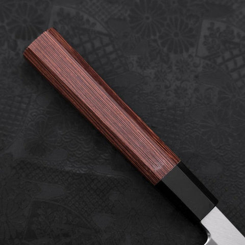Yanagiba Blue Steel #2 Kasumi Buffalo Wenge Handle 300mm-[Musashi]-[Japanese-Kitchen-Knives]