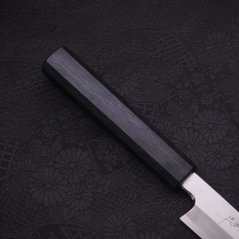 Yanagiba Blue Steel #2 Kasumi Mango Urushi Azul Oscuro 180mm