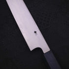 Yanagiba Blue Steel #2 Kasumi Dark-Blue Urushi Handle 240mm-[Musashi]-[Japanese-Kitchen-Knives]