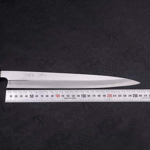 Yanagiba Blue Steel #2 Kasumi Mango Urushi Azul Oscuro 270mm