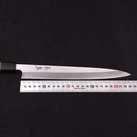 Yanagiba Blue Steel #2 Kasumi Mango de Nogal 240mm