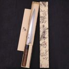 Yanagiba Blue Steel #2 Kasumi Walnut Handle 270mm-[Musashi]-[Japanese-Kitchen-Knives]