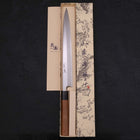 Yanagiba Blue Steel #2 Kasumi Walnut Handle 300mm-[Musashi]-[Japanese-Kitchen-Knives]