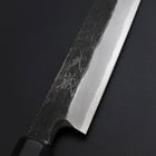 Yanagiba Blue Steel #2 Kurouchi Buffalo Ebony Handle 200mm-[Musashi]-[Japanese-Kitchen-Knives]