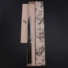 Yanagiba Blue Steel #2 Kurouchi Buffalo Ebony Handle 200mm-[Musashi]-[Japanese-Kitchen-Knives]