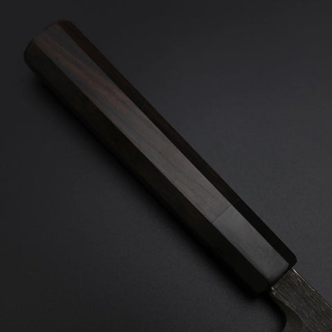 Yanagiba Blue Steel #2 Kurouchi Buffalo Ebony Handle 260mm-[Musashi]-[Japanese-Kitchen-Knives]