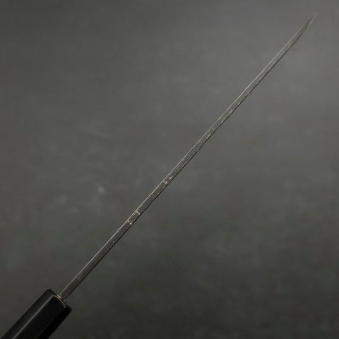 Yanagiba Blue Steel #2 Kurouchi Chokin Sakura-Fuji Buffalo Ebony Handle 210mm-[Musashi]-[Japanese-Kitchen-Knives]