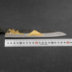 Yanagiba Blue Steel #2 Kurouchi Chokin Sakura-Fuji Buffalo Ebony Handle 210mm-[Musashi]-[Japanese-Kitchen-Knives]