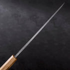 Yanagiba Blue Steel #2 Kurouchi Tsuchime Yaki Urushi Handle 240mm-[Musashi]-[Japanese-Kitchen-Knives]