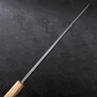 Yanagiba Blue Steel #2 Kurouchi Tsuchime Yaki Urushi Handle 270mm-[Musashi]-[Japanese-Kitchen-Knives]