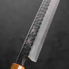 Yanagiba Blue Steel #2 Kurouchi Tsuchime Yaki Urushi Handle 300mm-[Musashi]-[Japanese-Kitchen-Knives]