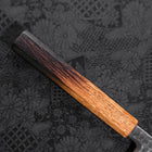 Yanagiba Blue Steel #2 Kurouchi Tsuchime Yaki Urushi Handle 300mm-[Musashi]-[Japanese-Kitchen-Knives]