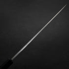 Yanagiba Blue Steel #2 Suminagashi Buffalo Ebony Handle 270mm-[Musashi]-[Japanese-Kitchen-Knives]