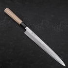 Yanagiba Blue Steel #2 Suminagashi Buffalo Magnolia Handle 260mm-[Musashi]-[Japanese-Kitchen-Knives]
