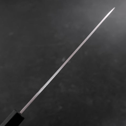 Yanagiba Left Hand AUS-10 Polished Buffalo Teak Handle 240mm (9.4”)-[Musashi]-[Japanese-Kitchen-Knives]