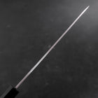 Yanagiba Left Hand AUS-10 Polished Buffalo Teak Handle 240mm-[Musashi]-[Japanese-Kitchen-Knives]