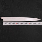 Yanagiba Left Hand AUS-10 Polished Buffalo Wenge Handle 290mm-[Musashi]-[Japanese-Kitchen-Knives]