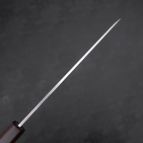 Yanagiba Left Hand AUS-10 Polished Ebony Handle 210mm-[Musashi]-[Japanese-Kitchen-Knives]