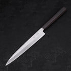 Yanagiba Left Hand AUS-10 Polished Ebony Handle 210mm-[Musashi]-[Japanese-Kitchen-Knives]